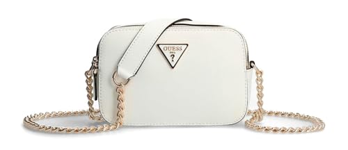 GUESS Women Noelle Crossbody Camera Bag, Weiß