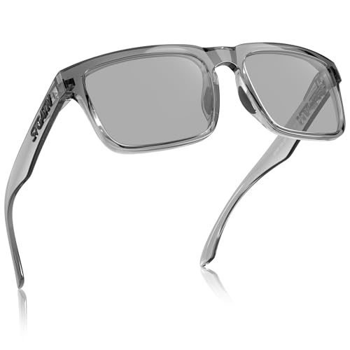STGATN Grosse Köpfe XL Sonnenbrille Herren Polarisiert und UV Schutz, 155 MM Klassisch Übergroße Sonnenbrillen für Big Heads, TR90 Ultraleichte Brille für Sport, Fahren, Arbeit, Angeln, Fahrten