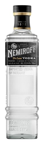 Nemiroff De Luxe | Vodka | leichtes Aroma von Lindenblüten | feine Wacholdernote | 37,5% vol. | 0,7l