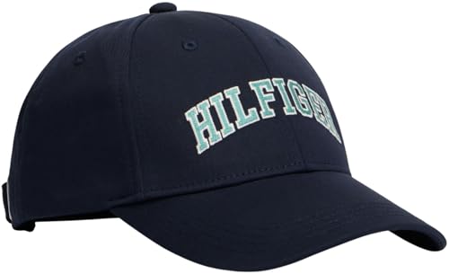 Tommy Hilfiger Unisex Kinder Hilfiger Varsity Cap Ka0ka00050 Kopfbedeckung, Blue (Space Blue), S