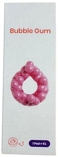 3 x Air Up Pod Original Duft Pods, mit Kaugummigschmack, Zubehör für Trinkflasche, aromatisierte Pods, Pads,0 Kalorien, kein Zucker (Bubble-Gum)