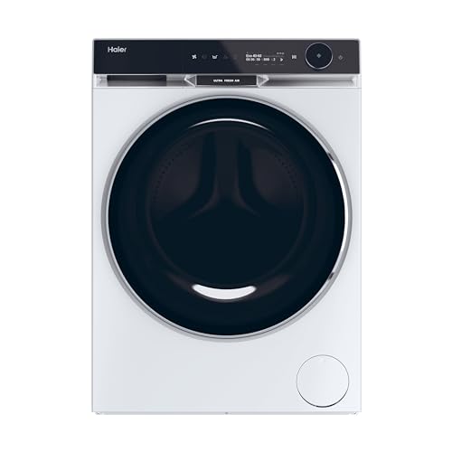 Haier X Serie 11, Waschmaschine mit Frontlader 10 kg, freistehend, Klasse A-20%, 1400 Umdrehungen, Dampf, 16 Programme, künstliche Intelligenz, XXL-Kapazität, 85 x 60 x 61 cm, Weiß - HW100-BD14397U1S