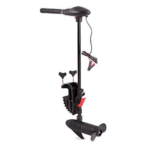 Intex Trolling Motor - Elektro-Außenborder mit Batterieanzeige - 420W, Schwarz