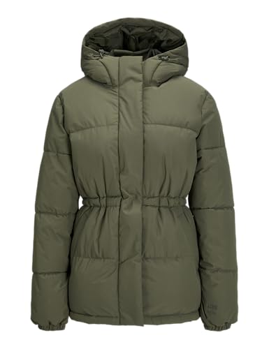 JJXX Damen Jxworld Puffer Jacket OTW Act Pufferjacke, Dusty Olive, XS