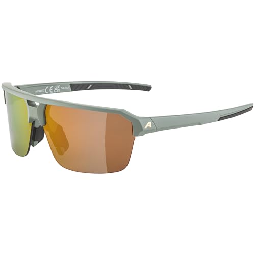 ALPINA Swift HR - Stylische Sonnenbrille für Erwachsene, willow-green matt