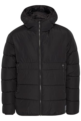 NORTH BEND NBSareno Herren Steppjacke Jacke Pufferjacke Outdoor atmungsaktiv wärmend wasserabweisend mit Kapuze TPU-Membran Reißverschlusstaschen, Größe:XL, Farbe:Black (1001)