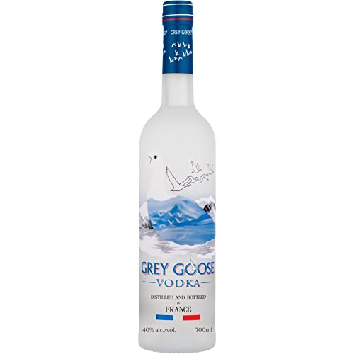 GREY GOOSE Premium-Vodka aus Frankreich mit 100 % französischem Weizen und natürlichem Quellwasser, 40% Vol., 70 cl/700 ml