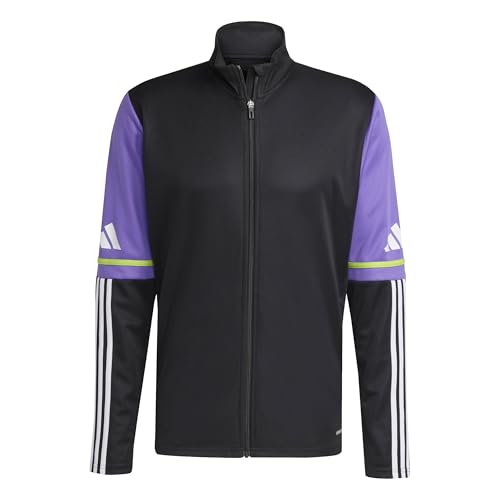 adidas Herren SQUADRA25 Training Jacket, Black/Purple Rush, XL