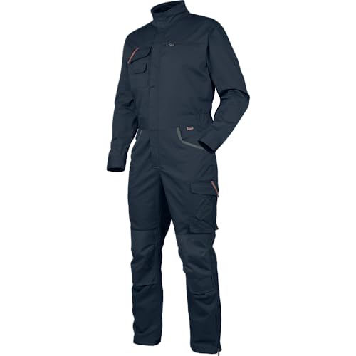 WÜRTH MODYF Overall Stretch X - professioneller Arbeitsoverall für Herren - Overall mit Knieschutztaschen - in der Größe XL in Blau
