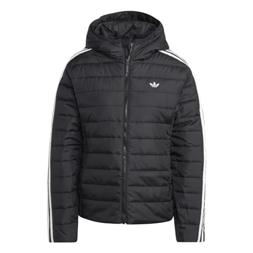 adidas Damenjacke Hooded Premium Slim Schwarz Code HM2612