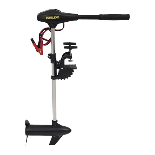Außenborder Schlauchboot Motor, 12V 40 lbs Elektro Aussenborder Tempomat Elektromotor leistungsstarker Trolling Motor für Kajaks und Boote, bis 300 kg Schubkraft