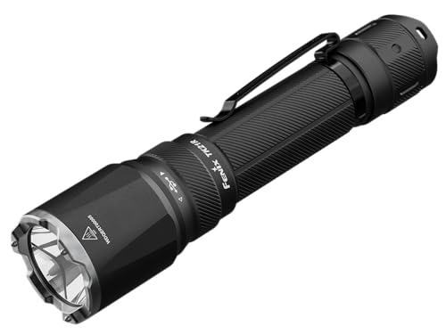 Fenix TK21R LED Taschenlampe Extrem Hell 3600 Lumen,6000mAh Akku,USB-C Wiederaufladbar,480M,IP68 Wasserdicht Aufladbar Taktische Lampe,Outdoor Tragbare Camping Survival Jagd Angeln Wandern,Stroboskop