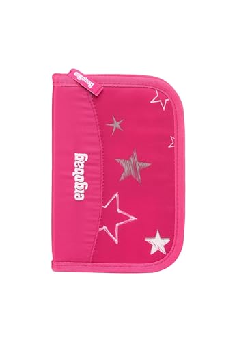 ergobag Hartschalenetui 22er Set, Lyra Buntstifte, Stundenplan, Münzfach, StarlightBear Lineal - Pink, Starlightbear - Pink, one_Size, Bleistift