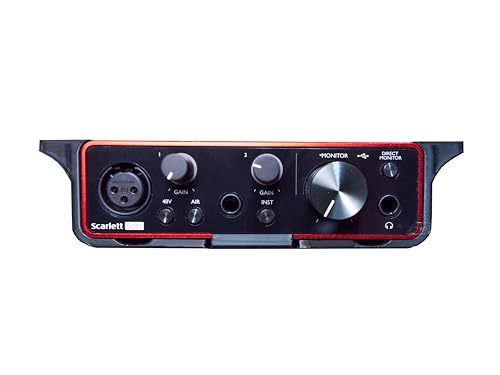Tischhalterung für Focusrite Scarlett Solo 3rd Gen Audio-Interface, Desk Mount, Under Desk Mount