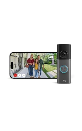Ring Videotürklingel Pro Kabel (Wired Video Doorbell Pro, neueste Generation) | Festverdrahtet | Videotürklingel-Kamera | Retinal 4K, 10x-Zoom | 30 Tage Gratiszeitraum für Ring-Abonnement