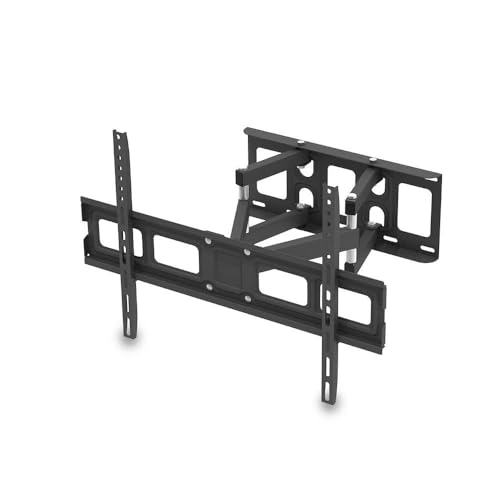 TactFire TV Wandhalterung 32-65 Zoll, Wandhalterung Fernseher Schwenkbar mit Wasserwaage, TV Halterung Schwenkbar, bis 50 kg, VESA 600x400 mm, Vertikal: -10°~10°
