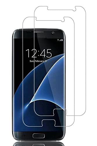 [2 Stück] Schutzglas kompatibel mit Samsung Galaxy S7 Panzer Schutz Glas Schutzfolie Verbundglas Displayglas Echt Hart Tempered Glass 9H Härte Glas