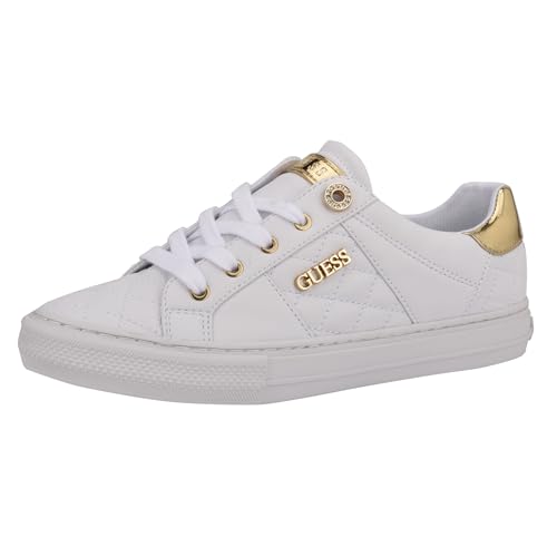 Guess Damen Loven Sneaker, Weiss/opulenter Garten, 40 EU