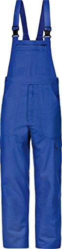 Wellwork Cargo-Arbeitslatzhose Latzhose Basic Baumwolle 250g/m² Kornblau (50)