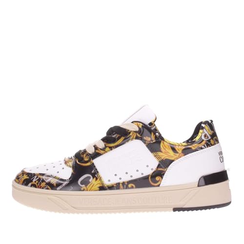 VERSACE JEANS COUTURE Herren Schuhe Sneakers 74YA3SJ4 ZS660 MD7 Weiss