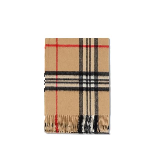 LumiSyne Winter Schal Kariert Für Damen Herren Wollschal Mit Quasten Klassisches Tartan Karomuster Leicht Warme Kaschmir Schal Langer Pashmina Schals Verdickt Schultertuch Stola