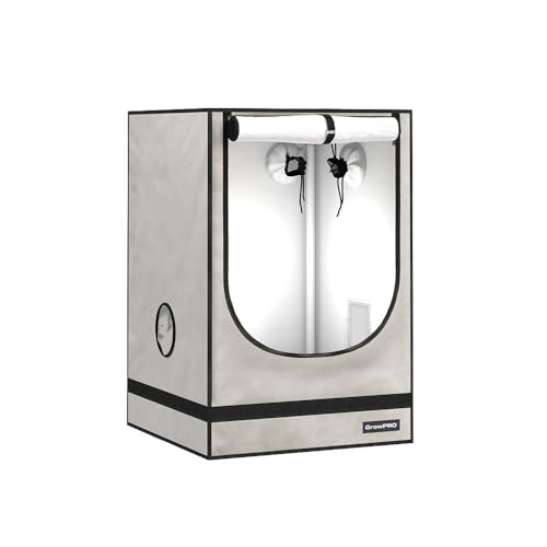 GrowPRO 4.0 Growbox 60x60x90cm | Growzelt in Zwei Farben: Beige oder Chive (Beige)