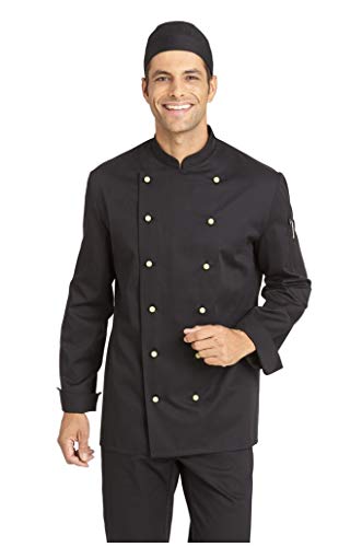 Kochjacke/CLEAN-DRES Farbe schwarz Größe 42