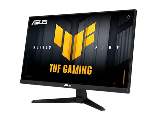 ASUS TUF Gaming VG259QMR5A 24,5 Zoll Full HD Monitor (Fast IPS Panel, 310 Hz, 0,32ms Reaktionszeit, AMD FreeSync Premium, ELMB Sync, Gaming AI, DisplayPort 1.4, 2X HDMI 2.0, Lautsprecher)