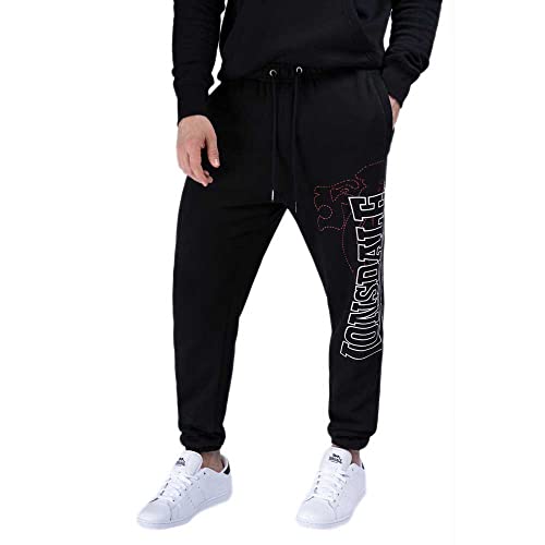 Lonsdale London Herren Dartford Jogginghose, Schwarz, 3XL EU