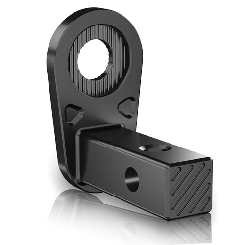 NICEDACK Fahrradanhänger Kupplung, Adapter Anhänger,Fahrrad Kupplung für Anhänger,Adapter für Cr-Fahrradanhänger bis 2015 Achskupplung Vierkant,304 Edelstahl Fahrradanhängerkupplung (Schwarz)