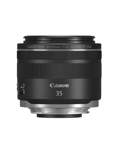 Canon RF Objektiv 35mm F1.8 MACRO IS STM, Weitwinkel-Festbrennweite mit 5-Stufen-Stabilisator für Street, Reisen & Makro | Kompatibel mit EOS R System