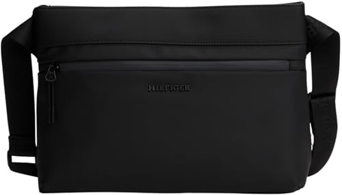 Tommy Hilfiger Herren Crossbody Bag Tasche Messenger Mittelgroß, Schwarz (Black), Einheitsgröße