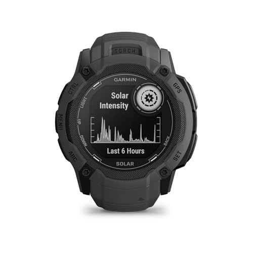 Garmin Instinct 2X Solar – GPS-Smartwatch mit unendlicher Akkulaufzeit im Smartwatch-Modus, über 40 Sport-Apps, Smart Notifications, Pay, Trainingszustand, Fitnessalter, Schlafanalyse UVM