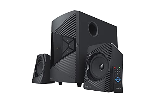 Creative SBS E2500 Leistungsfähiges 2.1-Bluetooth-Lautsprechersystem mit Subwoofer für Computer und Fernseher, Schwarz