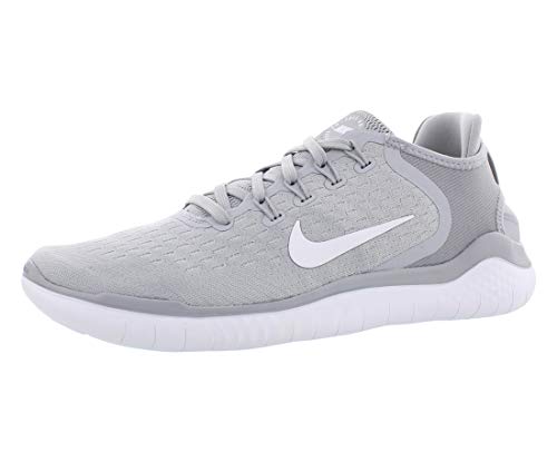 Nike Herren Laufschuh Free Run 2018 Sneakers, Mehrfarbig (Wolf Grey/White/White/Volt 001), 40 EU