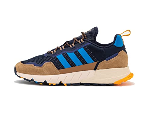 Adidas Zx 1K Boost - Seasonality Herrenschuhe, Legend Ink/Blue Rush/Orange Rush, 44.5 EU