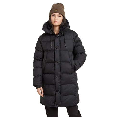 G-Star Damen Whistler Parka Puffer, Schwarz (dk black D25188-B958-6484), S