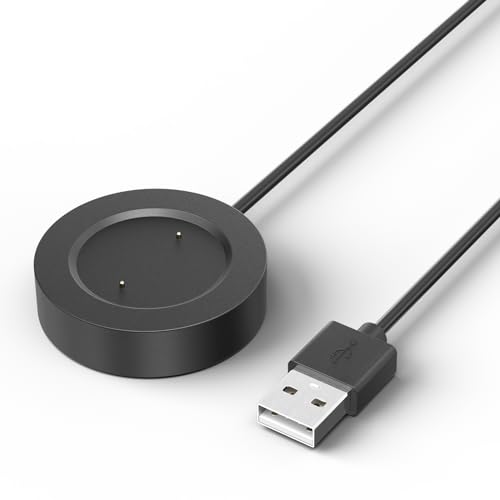 Tobfit ladekabel Ladegerät für Xiaomi Mi Watch,USB Ladekabel für Xiaomi Mi Watch Color Sport/Color2(Schwarzer)