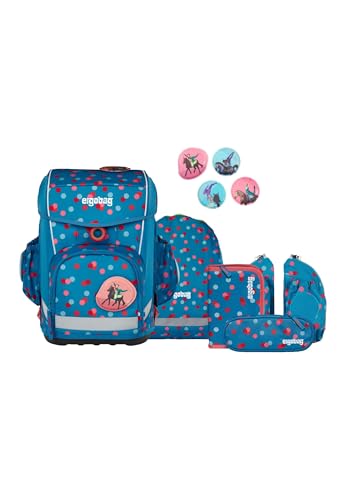 ergobag cubo Light Set ergonomischer Schulanzen, extra leicht, Set 5-teilig, 780 g