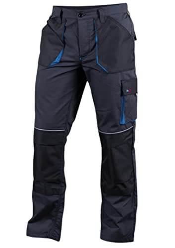 KEILOR Arbeitshose | Perfekt Hose mit Kniepolstertaschen für den Bodenbelagshandel von Arbeit Mechanikern | Arbeitshose für Herren | Fracht-Schwerlastarbeit | Langlebig Arbeitskleidung (Blau, 52)