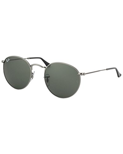 Ray-Ban Herren Sonnenbrille Round Metal Gunmetal