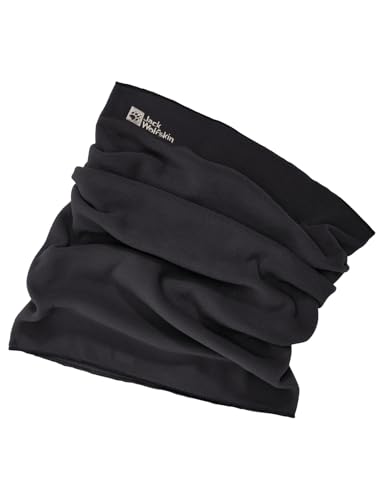 Jack Wolfskin REAL Stuff Loop Schal, Black, ONE Size