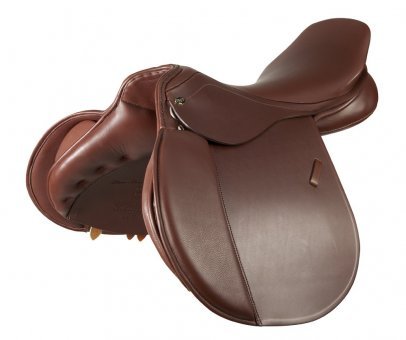 PFIFF Springsattel Gotthardt, cognac 17,5 KW2