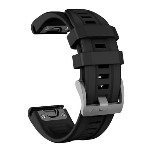 ISABAKE Ersatzarmband Kompatibel mit Garmin Fenix 7S Armband, 20mm Quick Release Silikon Strap für Garmin Fenix 6s/Fenix 5s/Fenix 5s Plus/Fenix 6s Pro/Garmin Instinct 2s/Garmin Epix Pro 42mm Armband