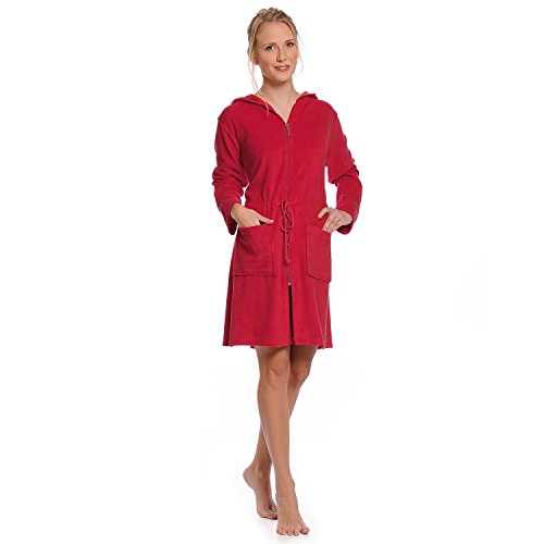 WeWo fashion Damen Kapuzenmantel 031 rot, S