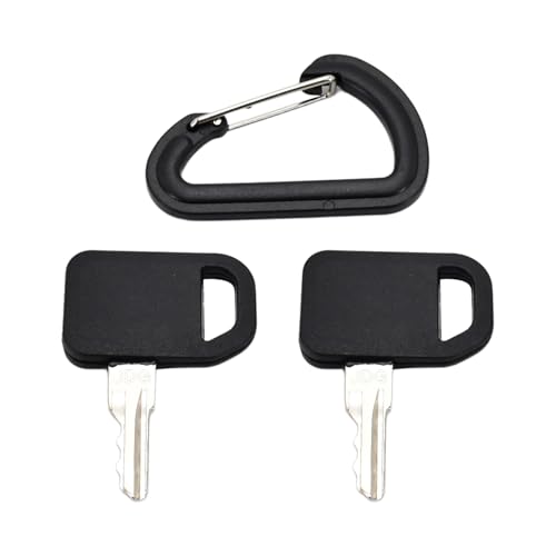 Texxparts AM101600 AM131841 2 Stück Zündschlüssel kompatibel mit John Deere Gators CS CX HPX AMT600 AMT622 AMT626 Aufsitzmäher GX70 GX75 GX85 GX95 Traktoren 100 300 400 X400 X5000 GX GT LG. X STX