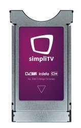 simpliTV CI+ CAM Modul zur Entschlüsselung des österreichischen DVB-T2 (Antenne)