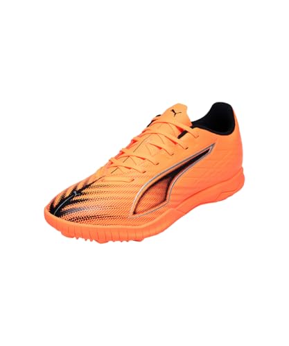 Puma Unisex Ultra 6 Play Tt Fußballschuh, Heat Fire Puma schwarz Leuchtend rot, 43 EU