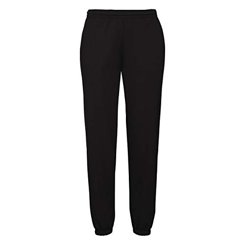 Fruit of the Loom Herren Trainingshose Premium 70/30 (XL) (Schwarz)