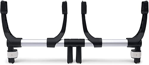 Bugaboo Autokindersitz-Adapter für Donkey Kinderwagen in Twin-Konfiguration, einfaches Click-and-Go-System, Schwarz